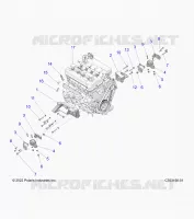 ENGINE, MOUNTING & LONG BLOCK