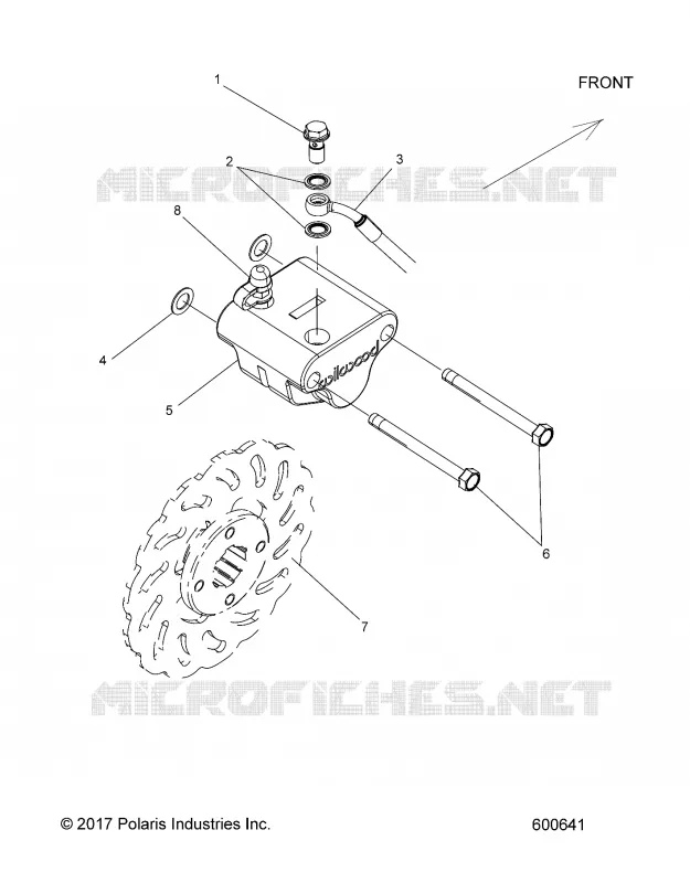 BRAKES, BRAKE LINE AND CALIPER