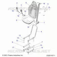 SEAT, MOUNTING AND BELTS