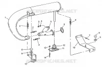 EXHAUST SYSTEM WIDETRAK LX 0972065 AND  EUROPEAN WIDETRAK LX E972065 (4938223822C003)