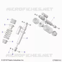 SUSPENSION, FRONT SHOCK MOUNTING