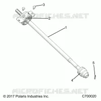 DRIVE TRAIN, FRONT PROP SHAFT
