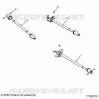 DRIVE TRAIN, FRONT, MID, REAR PROP SHAFT