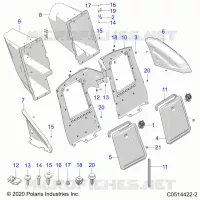 REAR BODYWORK STORAGE COMPARTMENTS