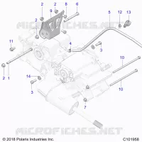 DRIVE TRAIN, MAIN GEARCASE MOUNTING