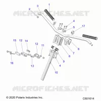 UPPER STEERING & HANDLEBAR ASM.