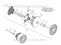 DRIVE CLUTCH (MANUAL START MODELS)
