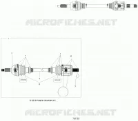 DRIVE TRAIN, FRONT DRIVE SHAFT