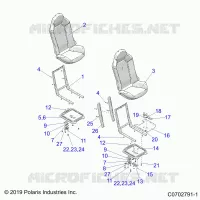 SEAT ASM. AND SLIDER