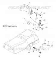 BACKREST AND GRABHANDLES