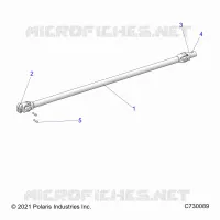 DRIVE TRAIN, FRONT PROP SHAFT