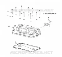 ENGINE, VALVE COVER