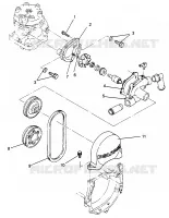 WATER PUMP STORM 0965782, STORM SKS 0965582,  EURO STORM E965782, EURO STOR (4931593159D003)