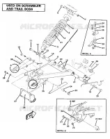 SWING ARM WELDMENT AND REAR SHOCK ASSEMBLY (4911991199032A)