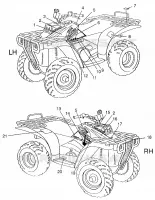 DECALS MAGNUM 4X4 W97AC42A, SWEDISH MAGNUM 4X4 S97AC42E AND NORWEGIAN MAGNU (4940834083A008)