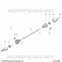DRIVE TRAIN, DRIVE SHAFT, FRONT