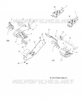 CHASSIS, CLUTCH GUARD AND FOOTRESTS