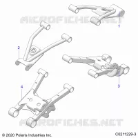 REAR SUSPENSION CONTROL ARMS