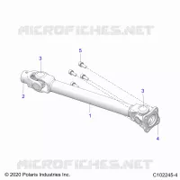 DRIVE TRAIN, REAR PROP SHAFT