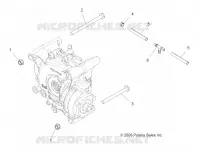 DRIVE TRAIN, GEARCASE MOUNTING, REAR