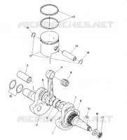 CRANKSHAFT AND PISTON ASSEMBLY (4914771477033A)