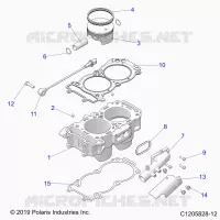CYLINDER AND PISTON