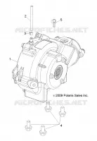 DRIVE TRAIN, FRONT GEARCASE MOUNTING