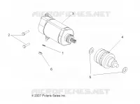ENGINE, STARTING MOTOR