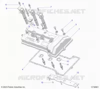 ENGINE, VALVE COVER & SPARK PLUGS