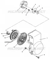 RECOIL STARTER ASSEMBLY XLT 0940767, XLT SP 0940667   XLT SKS 0940567 (4925022502042A)