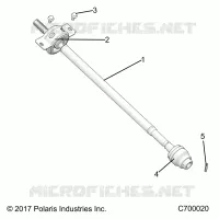 DRIVE TRAIN, FRONT PROP SHAFT
