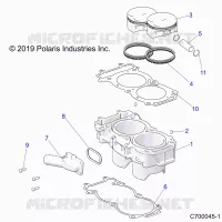 CYLINDER AND PISTON