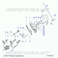DRIVE TRAIN, MAIN GEARCASE