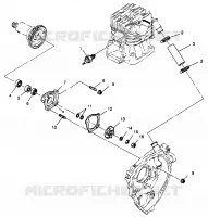 WATER PUMP SPORTSMAN 4X4 W968040 (4935943594C014)