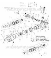 DRIVE TRAIN, FRONT GEARCASE AND MOUNTING