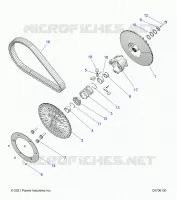 DRIVE TRAIN, SECONDARY CLUTCH