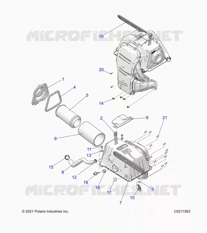 ENGINE, AIR INTAKE