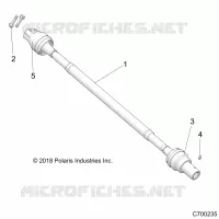 DRIVE TRAIN, REAR PROP SHAFT