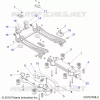 SEAT MOUNTING, DRIVER