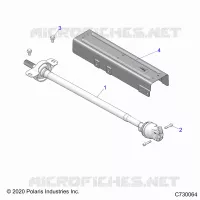 DRIVE TRAIN, FRONT PROP SHAFT