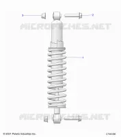 SUSPENSION, REAR SHOCK
