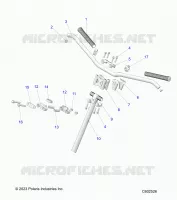 UPPER STEERING & HANDLEBAR ASM.
