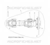 DRIVE TRAIN, REAR PROP SHAFT