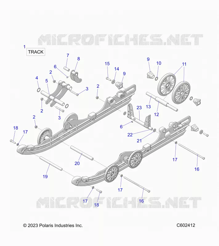 REAR SUSPENSION AND TRACK