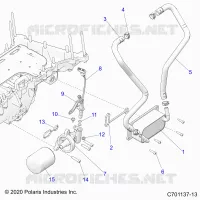 OIL FILTER, OIL COOLER AND RELATED