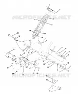 SWING ARM WELDMENT/REAR SHOCK ASSEMBLY TRAIL BLAZER (4919761976021A)