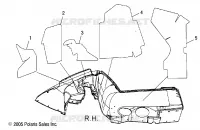FENDER FOAM   FOIL, RH