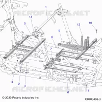 CHASSIS, SEAT AND CENTER CONSOLE MOUNTING