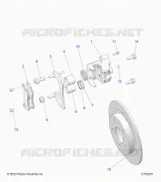 BRAKES, REAR CALIPER 