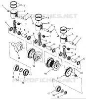 PISTON   CRANKSHAFT XLT 0940767, XLT SP 0940667   XLT SKS 0940567 (4925022502037A)